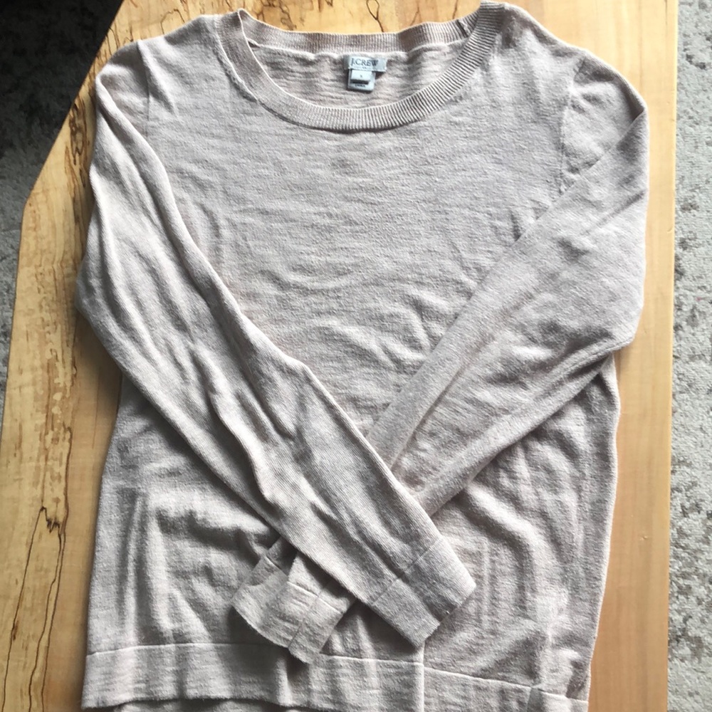 Beige blouse/sweater JCREW
